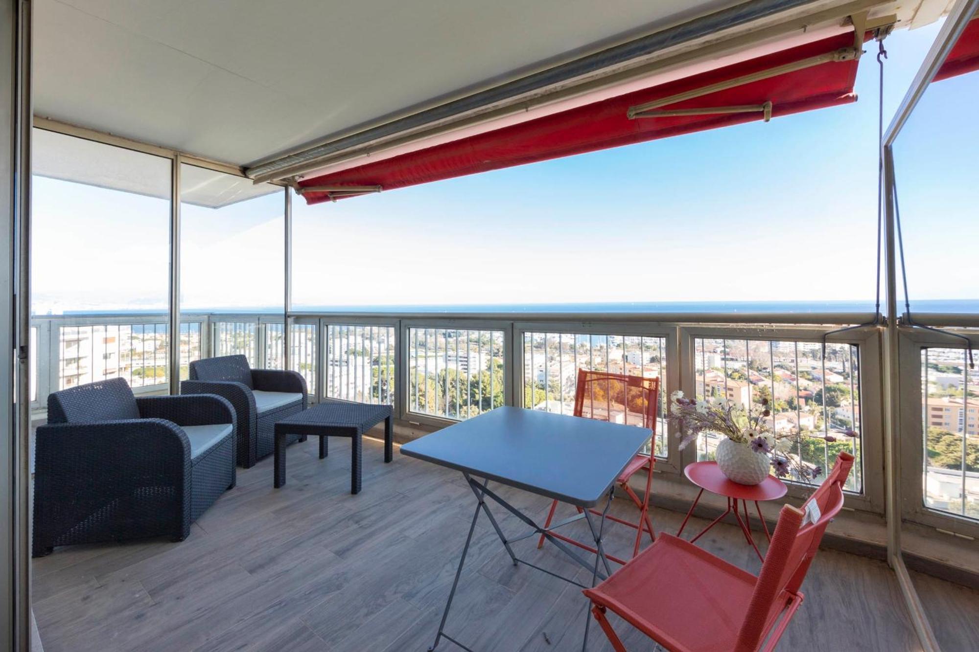 Tatil Evi Le Chambord Breathtaking View 2 Bedroom Apartment In Antibes ! *